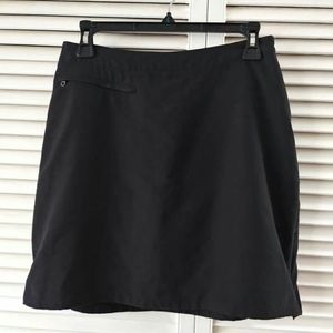 Patagonia black skort women's size 6